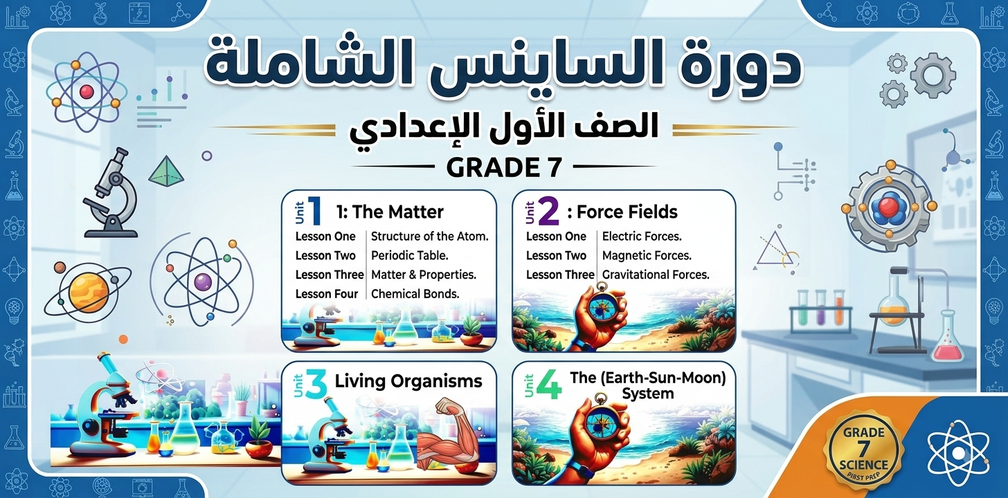 ساينس grade7 الصف الاول الاعدادي