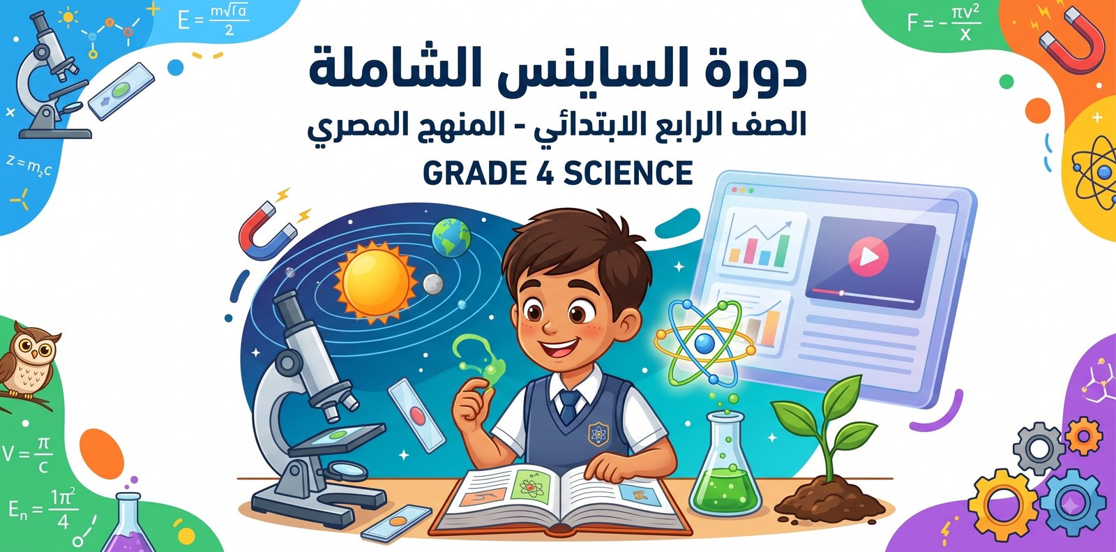 ساينس الصف الرابع الابتدائي grade4