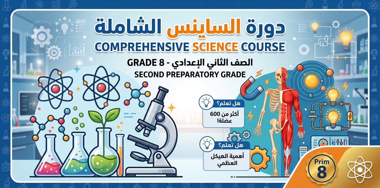 ساينس grade8 الصف الثاني الاعدادي